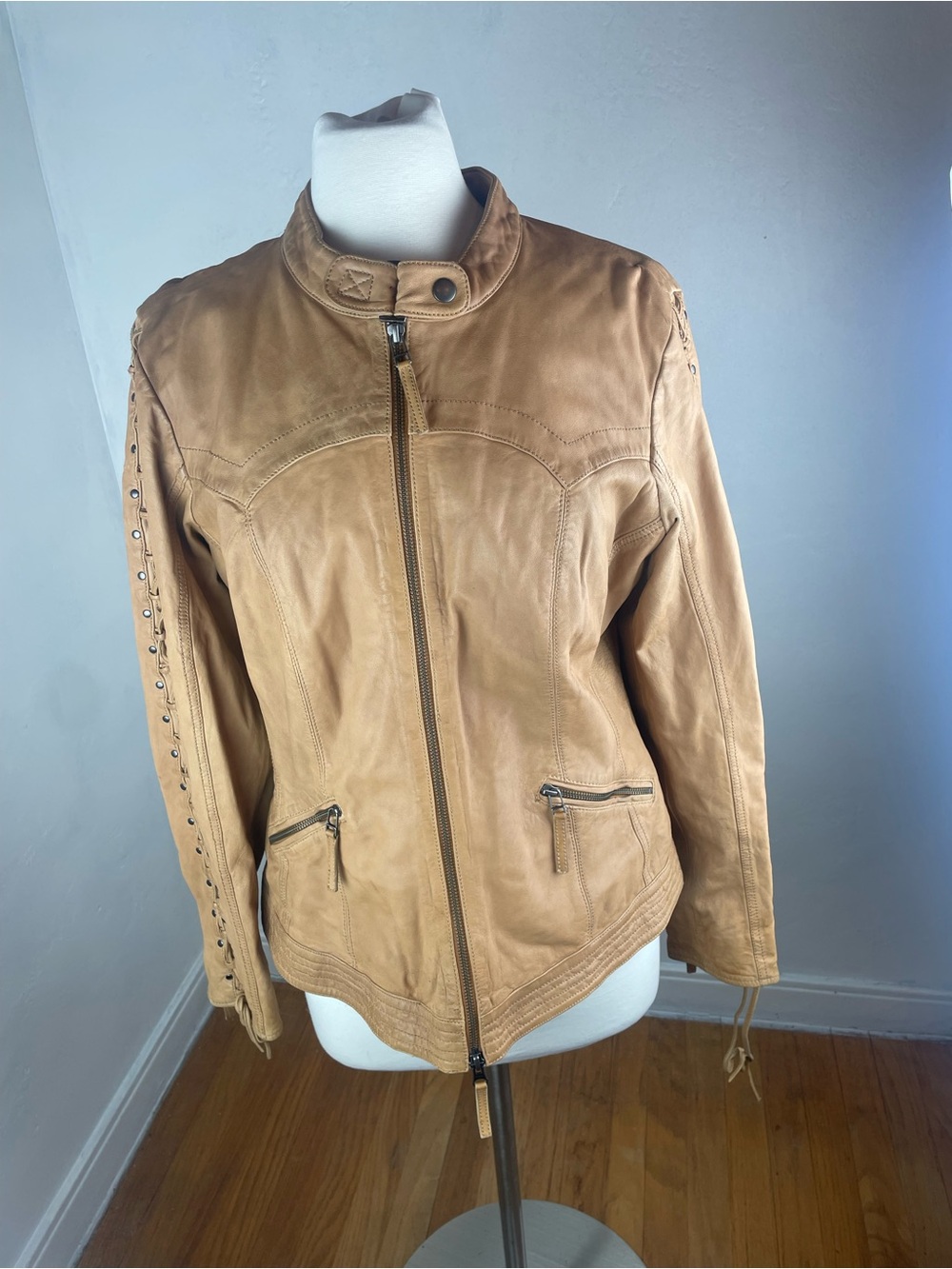 Women's Scully Leather Jacket Size 2XL